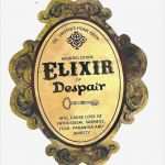 Etiketten Für Schnapsflaschen Vorlagen Fabelhaft Elixir Of Despair