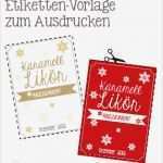 Etiketten Vorlage Weihnachten Angenehm Adventskalender Türchen Nr 13 Leckerer Karamell Likör