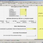 Excel Arbeitszeit Berechnen Mit Pause Vorlage Bewundernswert Kostenloses Excel tool Personalbedarfsplanung Nach Der