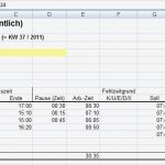 Excel Arbeitszeit Berechnen Mit Pause Vorlage Wunderbar „minus“ Zeiten