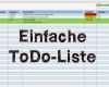 Excel Aufgabenliste Vorlage Erstaunlich Einfache todo Liste Download