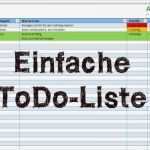 Excel Aufgabenliste Vorlage Erstaunlich Einfache todo Liste Download