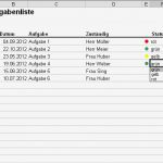 Excel Aufgabenliste Vorlage Erstaunlich Excel Inside solutions Aufgabenliste Mit Statusampel