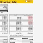 Excel Break even Analyse Vorlagen Fabelhaft Break even Analyse Excel tool Zum Download