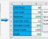 Excel Break even Analyse Vorlagen Inspiration How to Do Break even Analysis In Excel