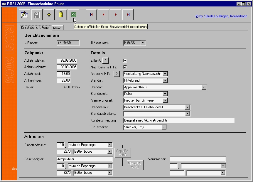 Excel Datenbank Erstellen Vorlage Neu Rosi 2005 ...