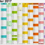 Excel Kalender Vorlage Angenehm Kalender 2017 Zum Ausdrucken In Excel 16 Vorlagen