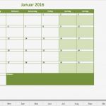 Excel Kalender Vorlage Angenehm Monatskalender 2016