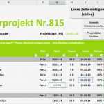 Excel Projektplan Vorlage Inspiration Projektplan Excel