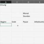 Excel Stunden Berechnen Vorlage Angenehm atemberaubend Excel Stunden Gearbeitet Vorlage Fotos