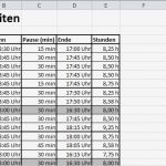 Excel Stunden Berechnen Vorlage Neu Excel 2010 formel Mit Bedingung Puter Pc Arbeit