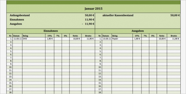 Excel Tabelle Einnahmen Ausgaben Vorlage Elegant Rechnung ...