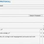 Excel Vorlage Besprechungsprotokoll Best Of Protokoll Vorlage Word