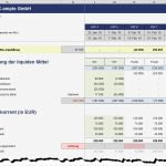 Excel Vorlage Erstellen Bewundernswert Rollierende Liquiditätsplanung Excel tool sofort Download