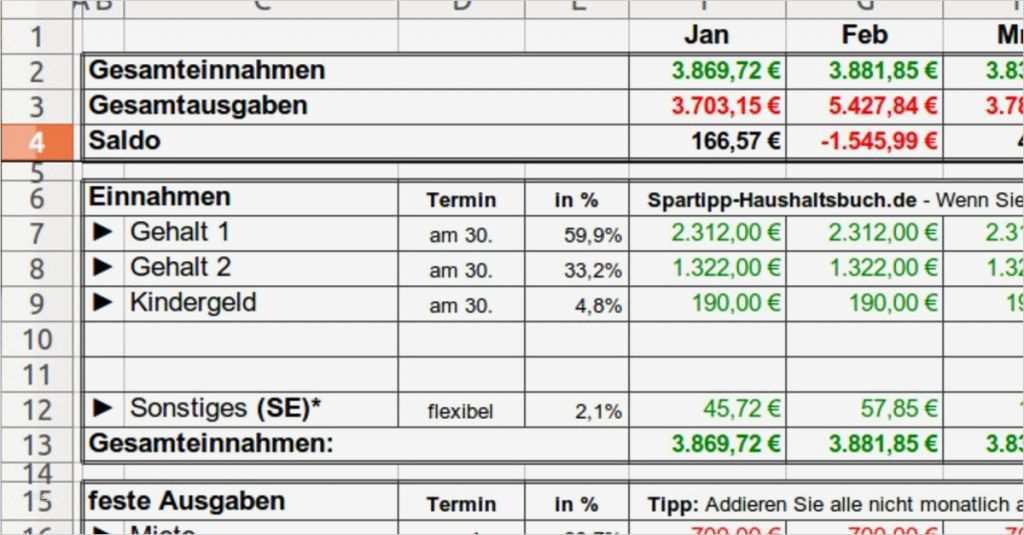 Excel Vorlage Haushaltsbuch Wunderbar Excel Haushaltsbuch Download – Giga