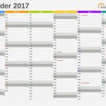 Excel Vorlage Kalender 2017 Einzigartig Excel Kalender 2017 Kostenlos