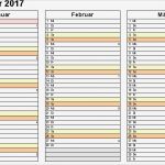 Excel Vorlage Kalender 2017 Schönste Kalender 2017 Zum Ausdrucken In Excel 16 Vorlagen