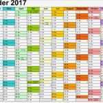 Excel Vorlage Kalender 2017 Wunderbar Kalenderwochen 2017 Download