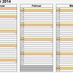 Excel Vorlage Kalender Wunderbar Kalender 2014 In Excel Zum Ausdrucken 16 Vorlagen