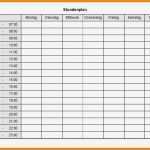 Excel Vorlage Tabelle Inspiration 8 Wochenarbeitsplan Vorlage