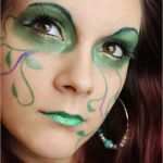 Fasching Schminken Vorlagen Erwachsene Erstaunlich Green Fairy Make Up