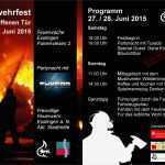 Feuerwehr Flyer Vorlage Inspiration Feuerwehrfest Esslingen 2015