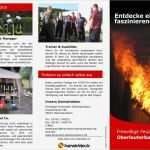 Feuerwehr Flyer Vorlage Schön Flyer Zur Mitgliederwerbung