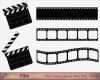 Filmklappe Basteln Vorlage Luxus Movie Clipart Film Clapperboard Clip Art Film Strip