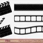 Filmklappe Basteln Vorlage Luxus Movie Clipart Film Clapperboard Clip Art Film Strip