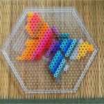 Fimo Vorlagen Elegant Rainbow butterfly Perler Beads Hama