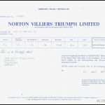 Finanzielle Bürgschaft Vorlage Neu norton Villiers Triumph –