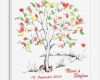 Fingerabdruck Baum Vorlage Inspiration Wedding Tree Leinwand