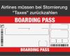 Flugticket Vorlage Bewundernswert Flugticket Stornierung Fluggesellschaften Müssen Steuern