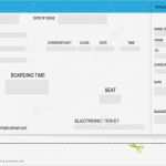 Flugticket Vorlage Download Beste Muster Einer Bordkarte Oder Des Flugtickets Vektor
