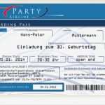 Flugticket Vorlage Download Erstaunlich Einladung Geburtstag Ticket – Pixelwarfarefo