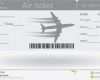 Flugticket Vorlage Download Kostenlos Gut Variante Des Flugtickets Vektor Abbildung Illustration