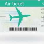 Flugticket Vorlage Genial Variante Des Flugtickets Vektor Abbildung Illustration