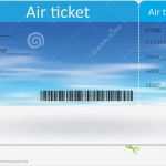 Flugticket Vorlage Geschenk Beste Variante Des Flugtickets Vektor Abbildung Bild