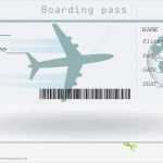 Flugticket Vorlage Inspiration Variante De Billet D Avion Illustration De Vecteur Image