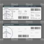 Flugticket Vorlage Photoshop Einzigartig Blank Airport Boarding Pass Template Stock Vector Art