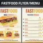 Flyer 6 Seitig Vorlage Genial Fast Food Imbiss Flyer Vorlage Pizza Döner Werbung