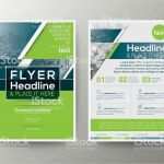 Flyer Layout Vorlagen Neu Green and Blue Geometric Poster Brochure Flyer Design