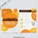 Flyer Vorlagen Gratis Fabelhaft Flyer Template with orange Circles Vector