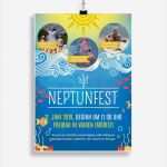 Flyer Vorlagen Schön Flyer Vorlagen Zum Neptunfest Und Kindertag