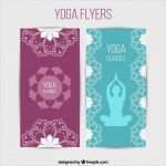 Flyer Vorlagen Yoga Schönste Yoga Flyers Pack Vector