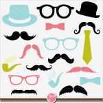 Fotobox Accessoires Vorlagen Zum Ausdrucken Elegant Mustaches Clip Artspectacles Booth Printablestie