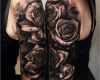 Full Arm Tattoo Vorlagen Cool Rosen Schwarz Weiß Wassertropfen Arm