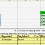 Gästeliste Hochzeit Vorlage Großartig Aha Excel Hochzeitsplaner Download