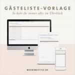 Gästeliste Hochzeit Vorlage Schön Die Gästeliste Zur Hochzeit Tipps Und Vorlage Zum Download