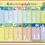 Geburtstagskalender Vorlage Wunderbar Geburtstagskalender Vorlage Analysis Templated – Xua